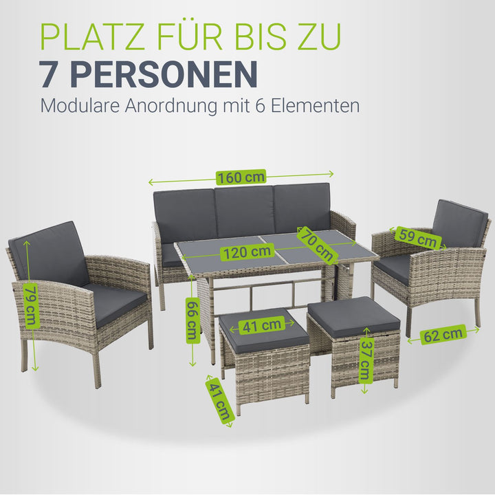Rattan Sitzgruppe Turin