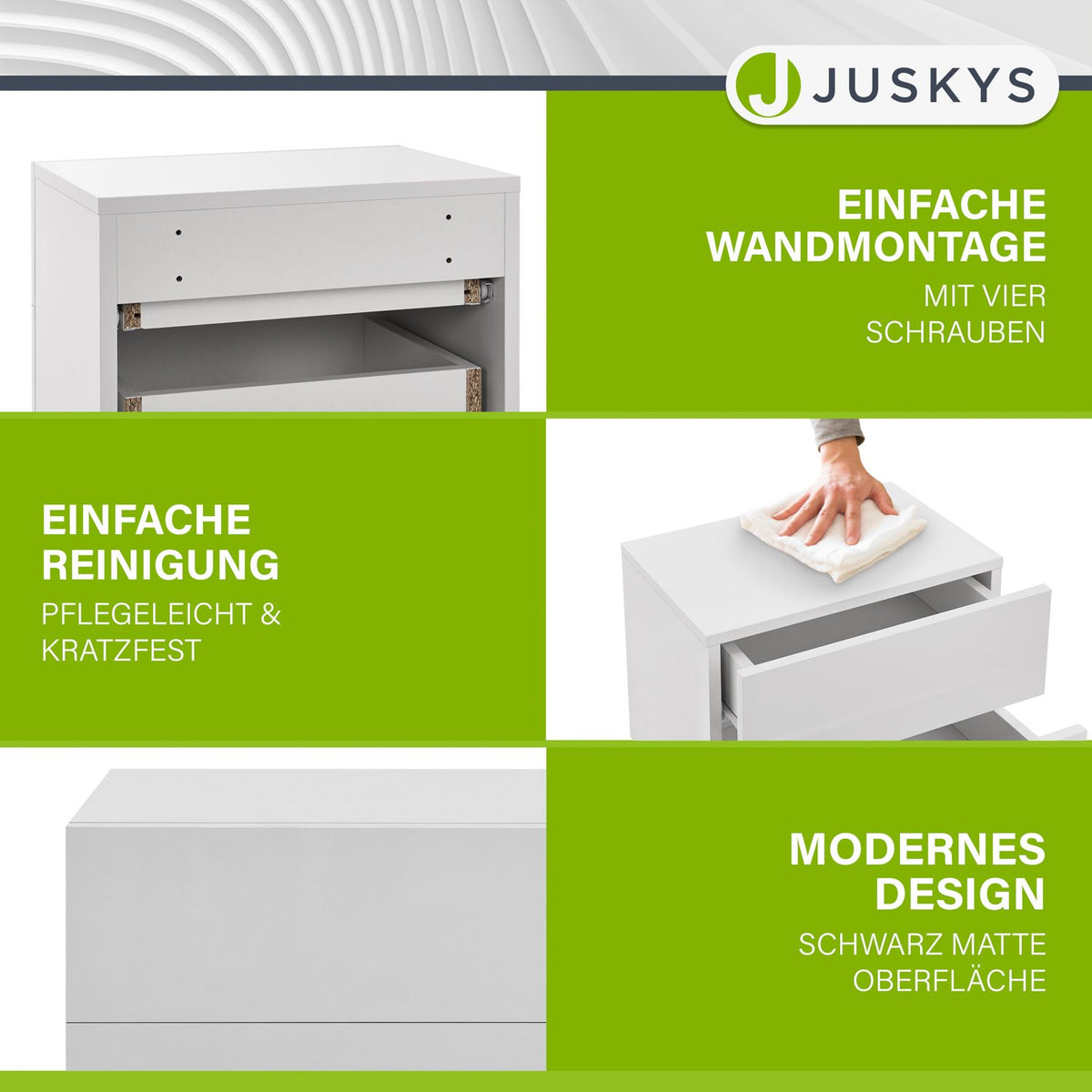 Wandschrank Nachttisch hängend