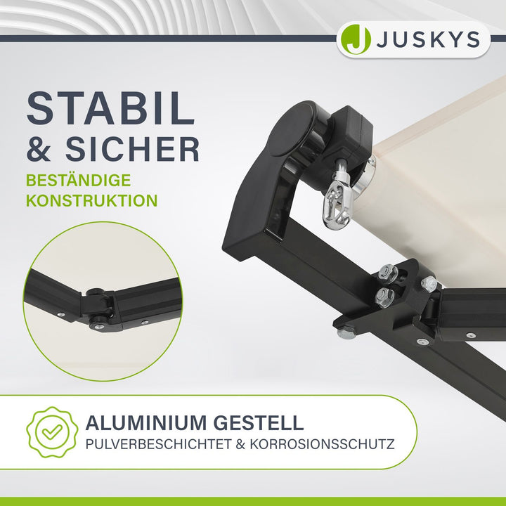 Gelenkarmmarkise mit Kurbel