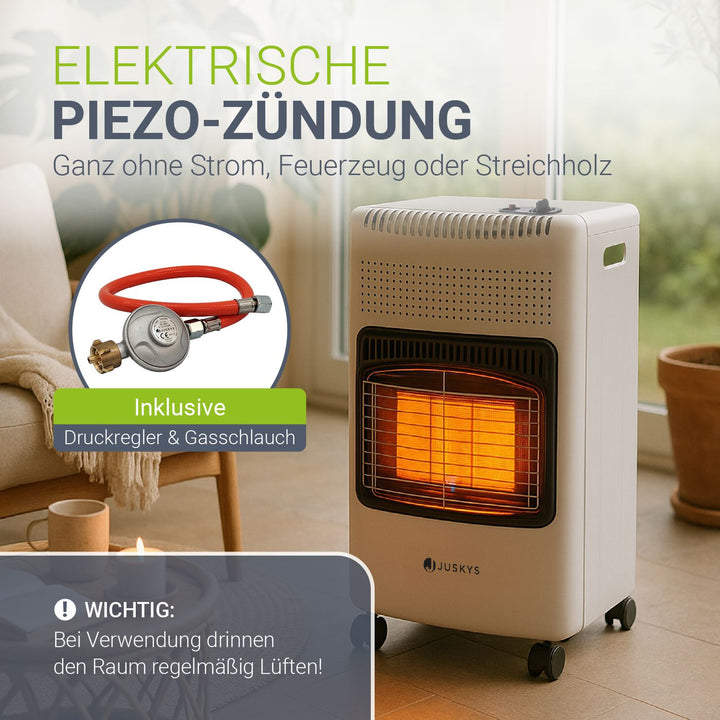 Gasheizer für Innenräume