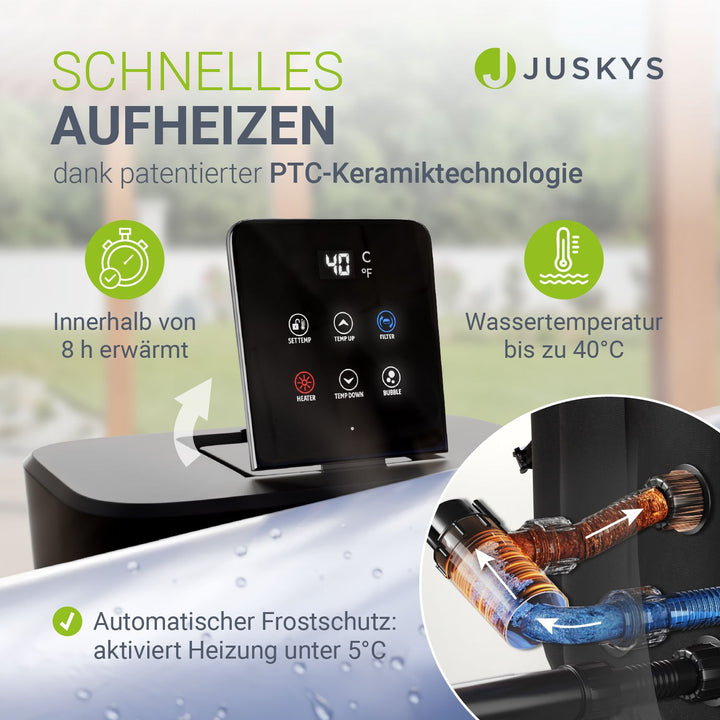 Whirlpool aufblasbar für 4-6 Personen