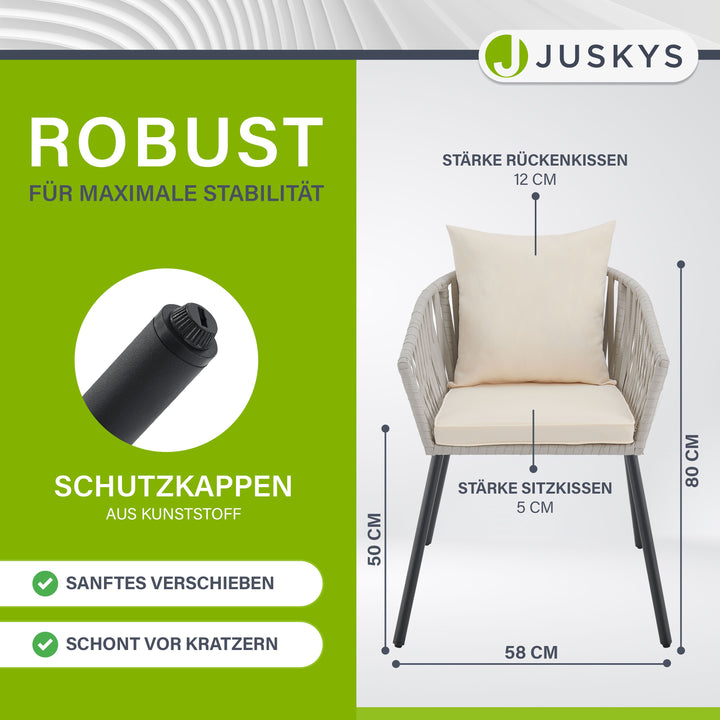 2er-Set Rope Stühle