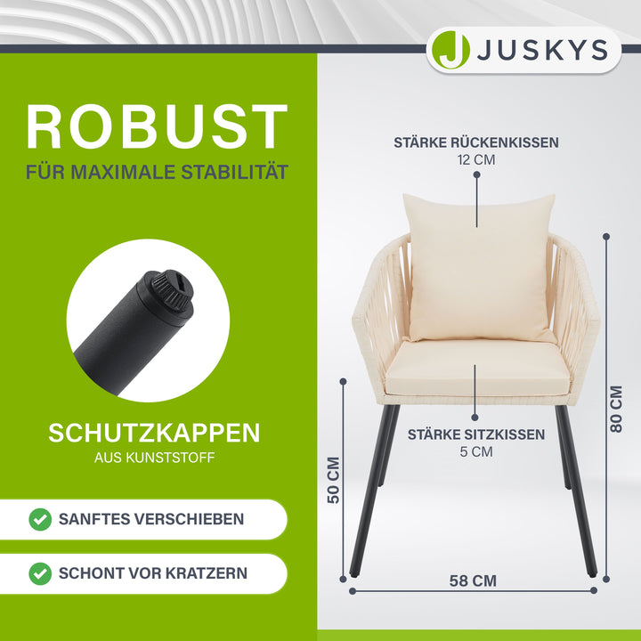 2er-Set Rope Stühle