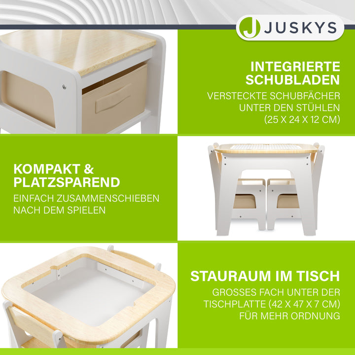 Spieltisch mit zwei Stühlen Milou