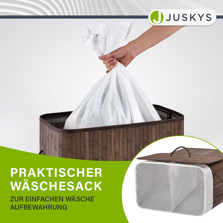 Bambus Wäschekorb Curly