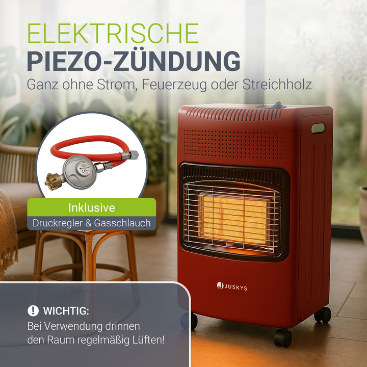 Gasheizer für Innenräume