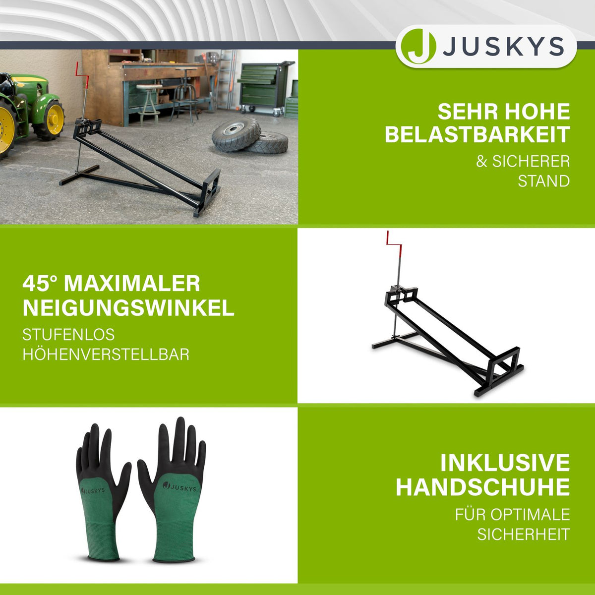 Rasentraktorheber bis 400 kg