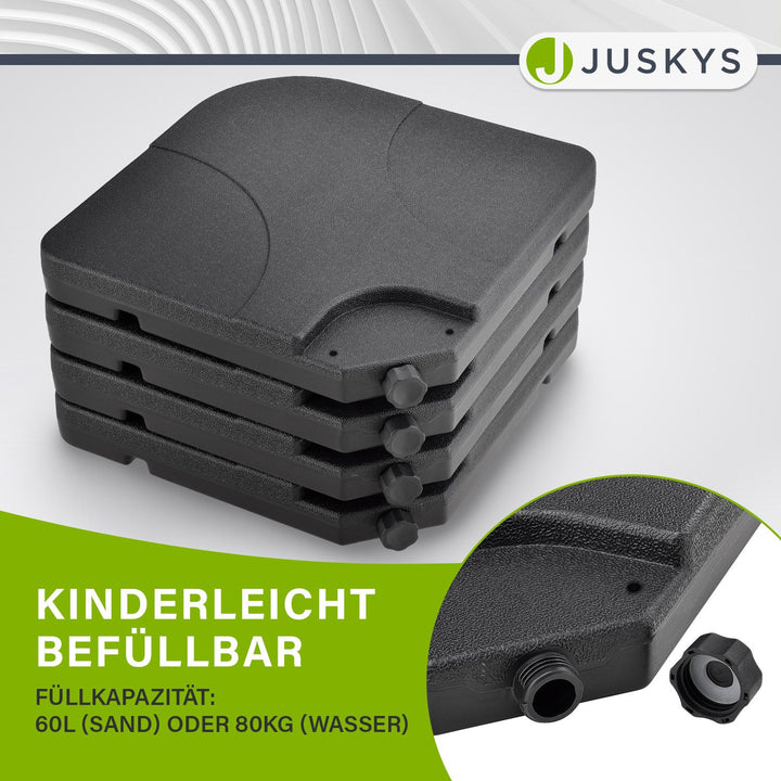 Schirmgewicht 4er Set Quad