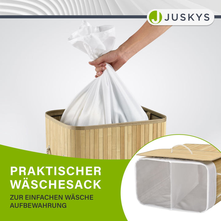 Bambus Wäschekorb Curly