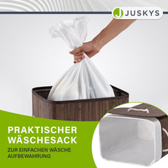 Bambus Wäschekorb Curly