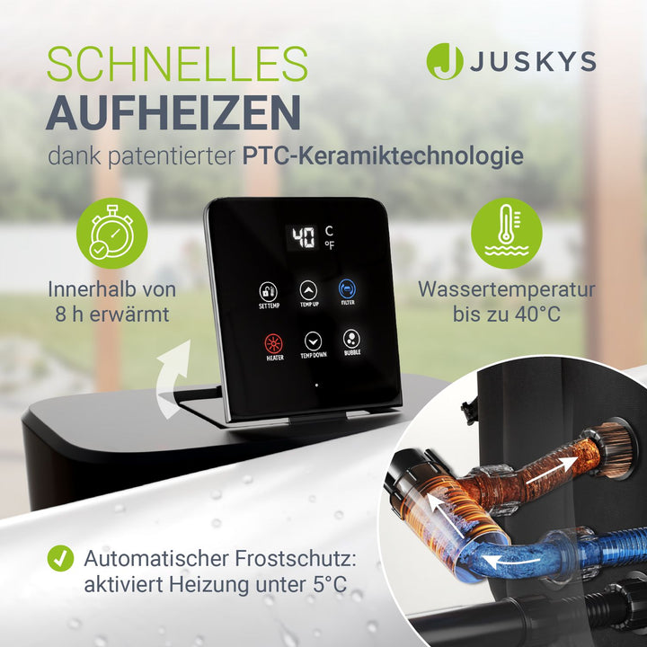Whirlpool aufblasbar für 4-6 Personen