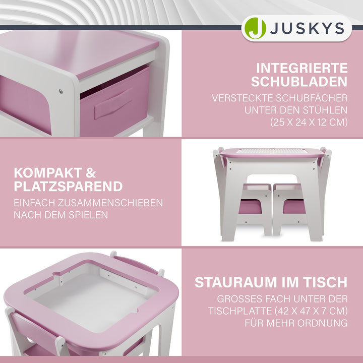 Spieltisch mit zwei Stühlen Milou