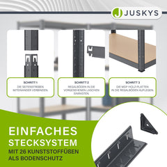 3er Regalsystem 1 Corner & 2 Easy
