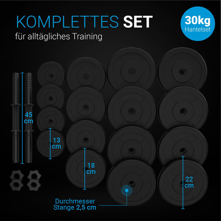 Hantelset 30 kg
