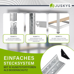 Eckregal Corner Basic 180 x 70 x 40 cm