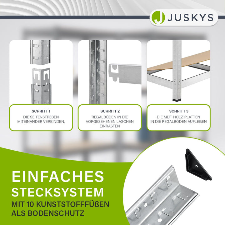 Eckregal Corner Basic 180 x 70 x 40 cm