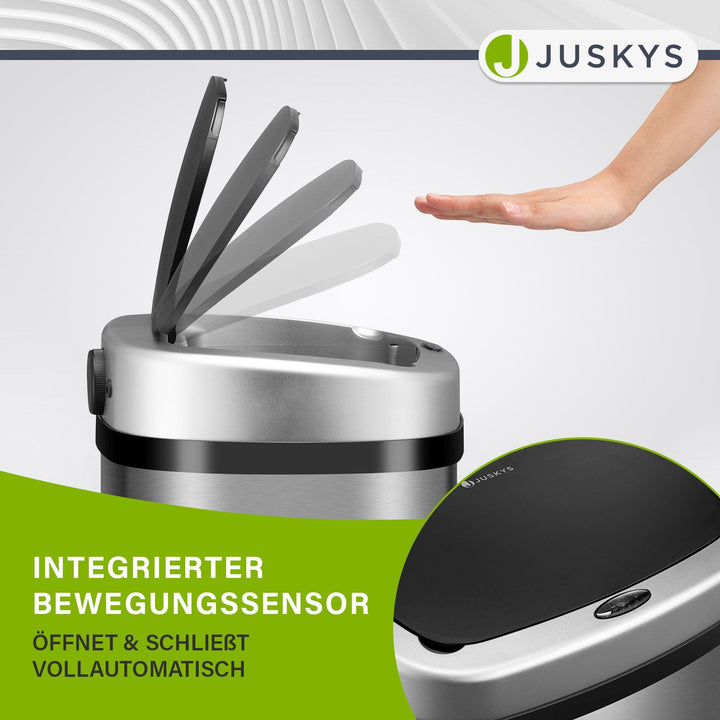 Rechteckiger Mülleimer mit Sensor