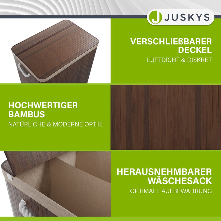 Bambus Wäschekorb Curly