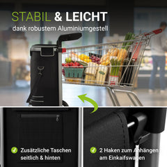 3in1 Einkaufstrolley - 56 L Kapazität