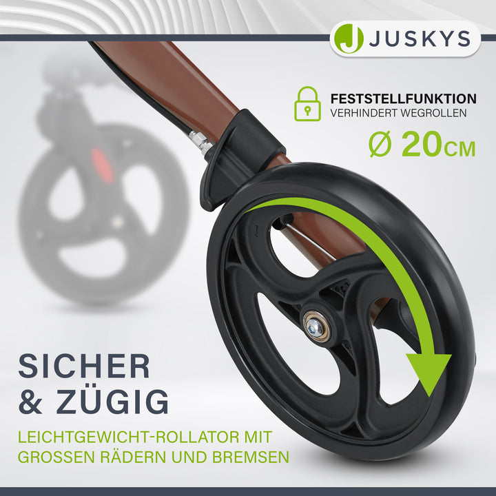 Aluminium Rollator Vital mit Sitz