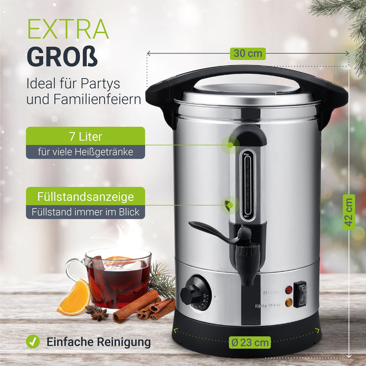 Glühweinkocher Teramo 7l oder 10l