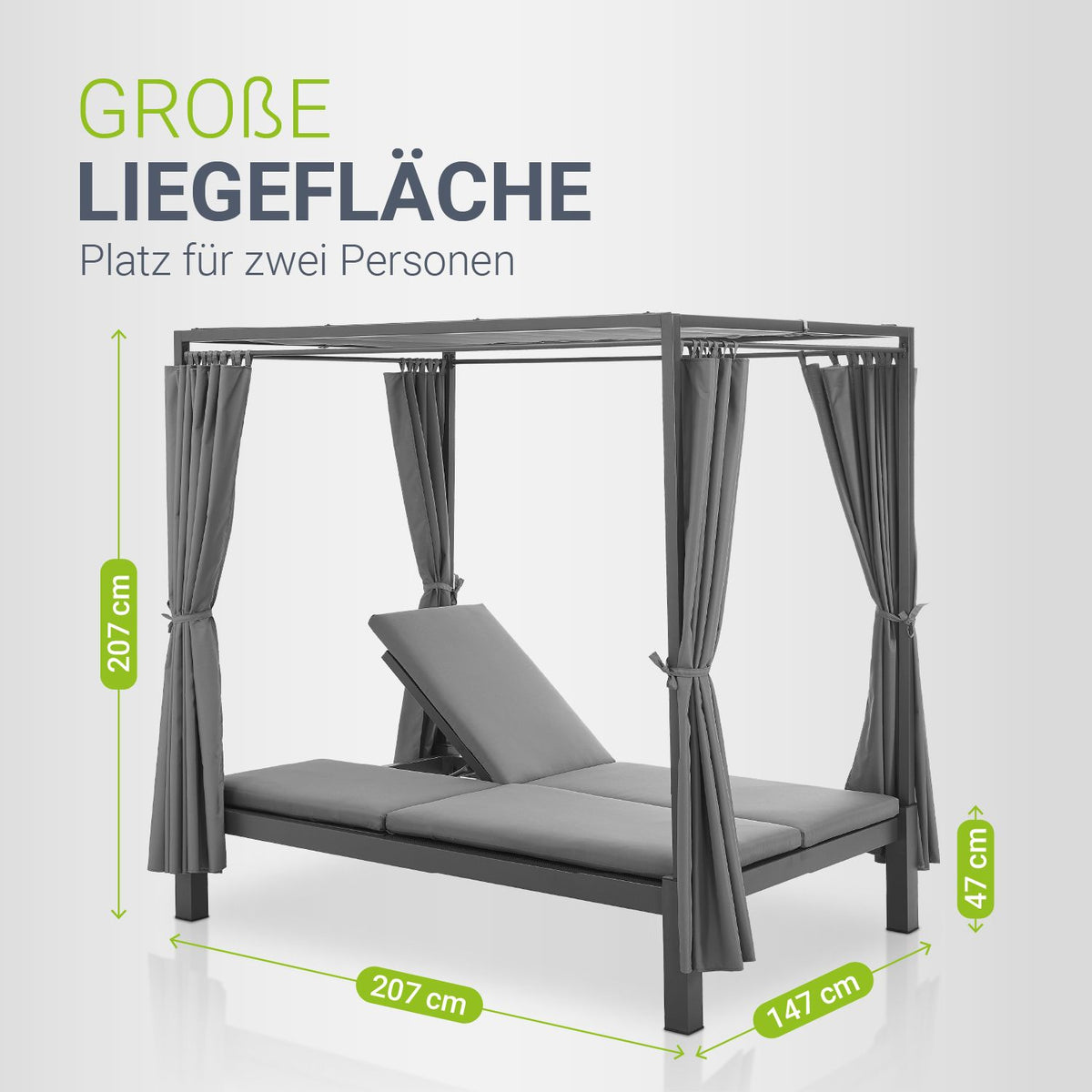 Doppel-Loungebett Kreta