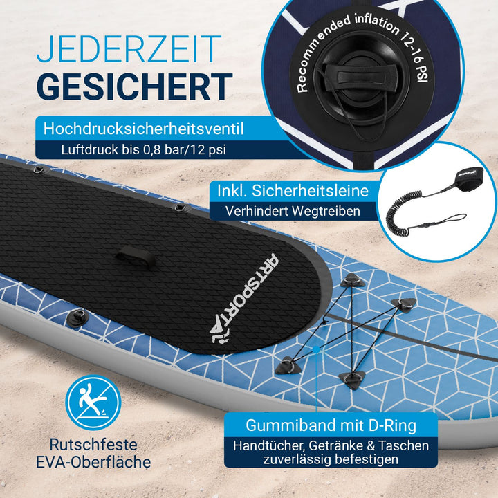 Stand Up Paddling Board mit Kajaksitz
