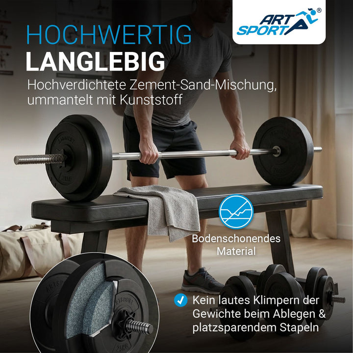 3in1 Hantelset 60kg