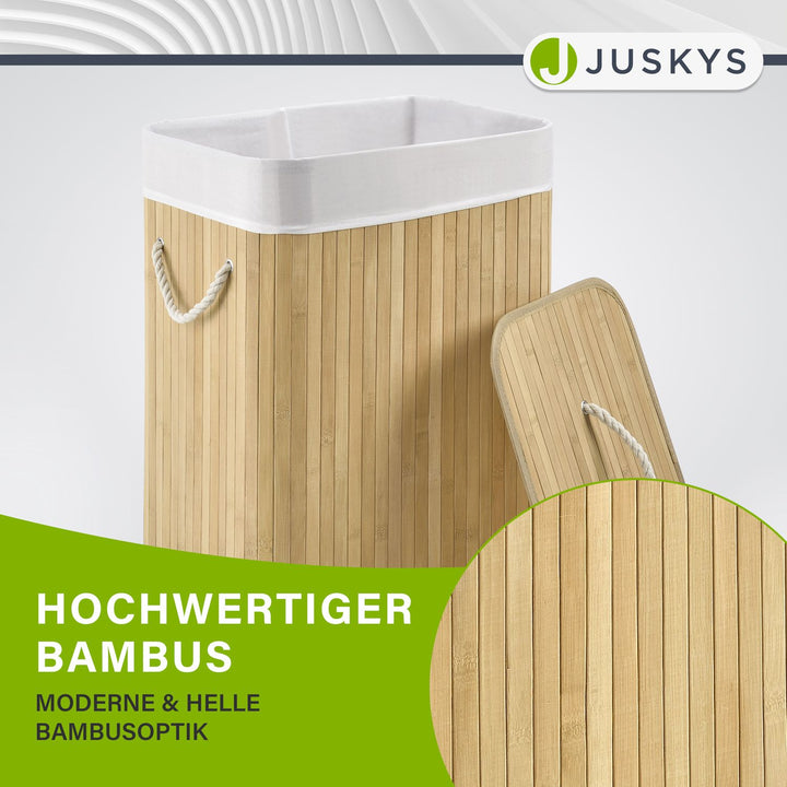 Bambus Wäschekorb Curly