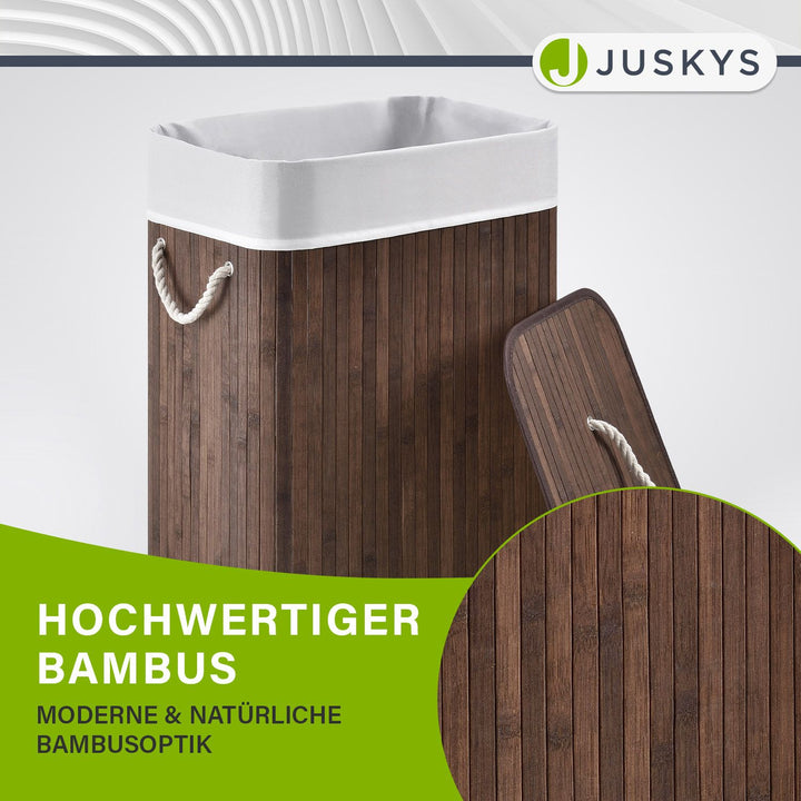 Bambus Wäschekorb Curly