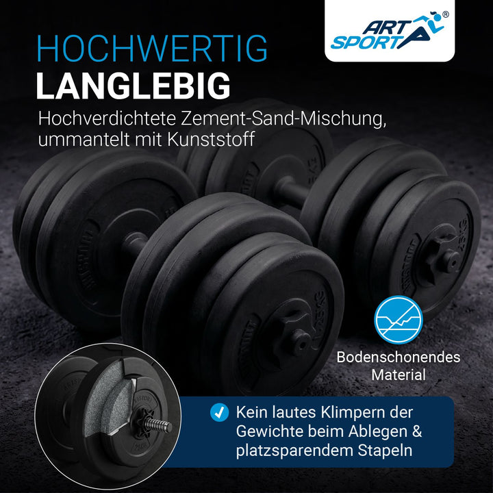 Kurzhantelset 40 kg