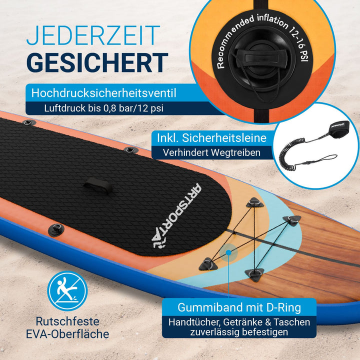 Stand Up Paddling Board mit Kajaksitz