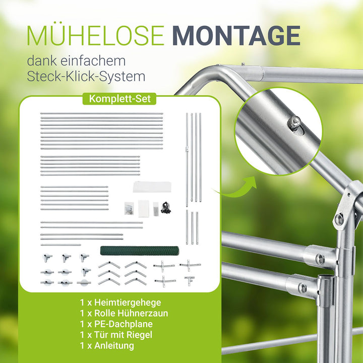 Freilaufgehege HLS25T für Hühner