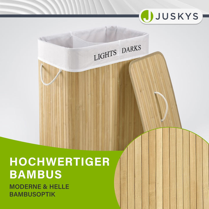 Bambus Wäschekorb Curly