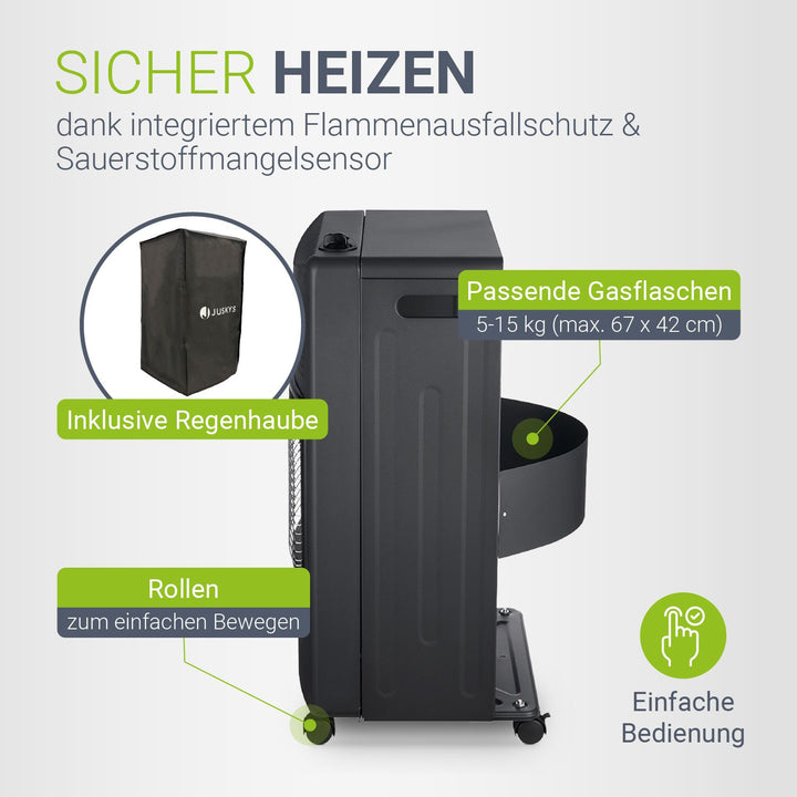 Gasheizer für Innenräume