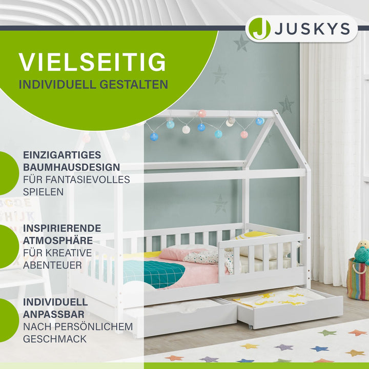 Kinderbett Marli 90 x 200 cm mit Bettkasten