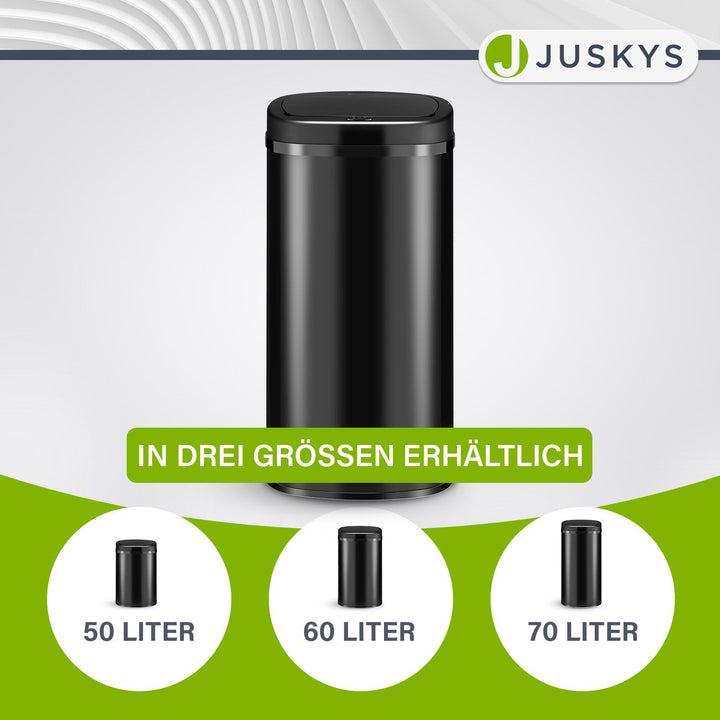 Rechteckiger Mülleimer mit Sensor