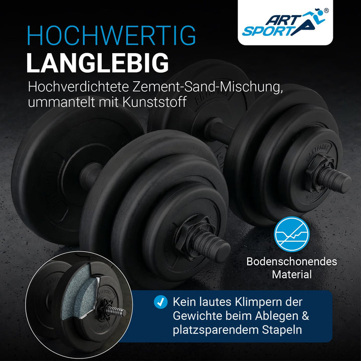 Kurzhantelset 20 kg