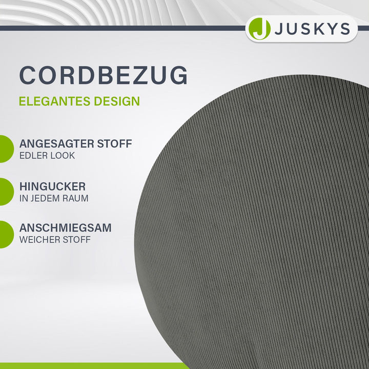 Drehstuhl Clyde mit Cord