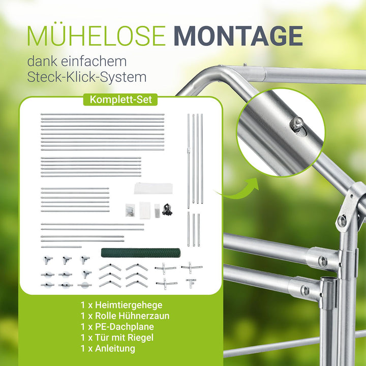Freilaufgehege HLS25T für Hühner