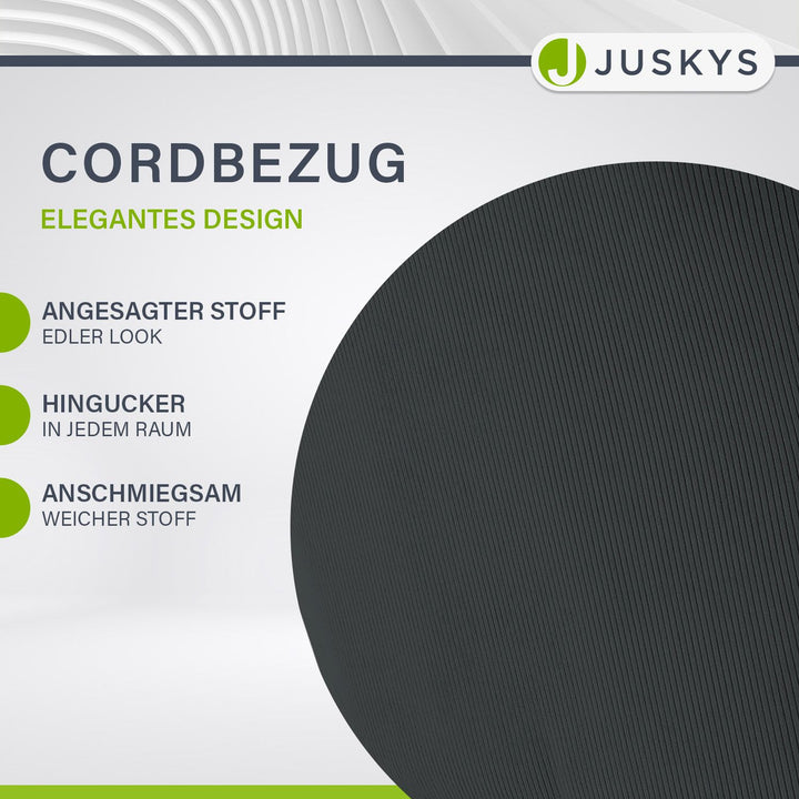 Drehstuhl Clyde mit Cord