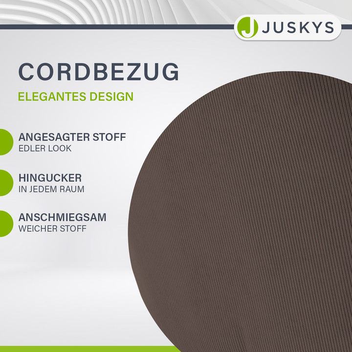 Drehstuhl Clyde mit Cord