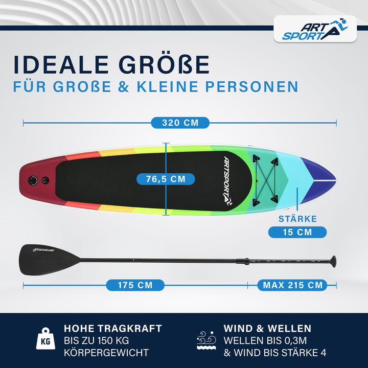 Stand Up Paddling Board - Komplett Set