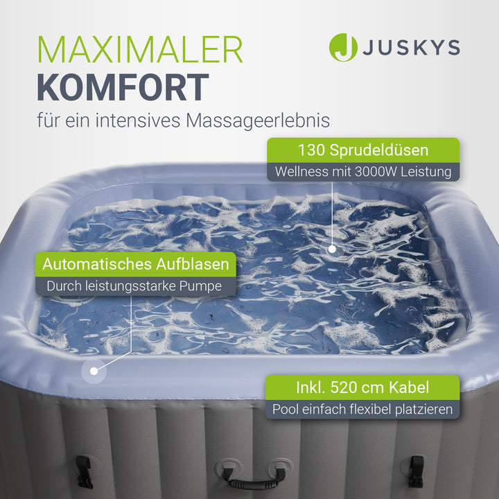 Whirlpool aufblasbar für 4-6 Personen