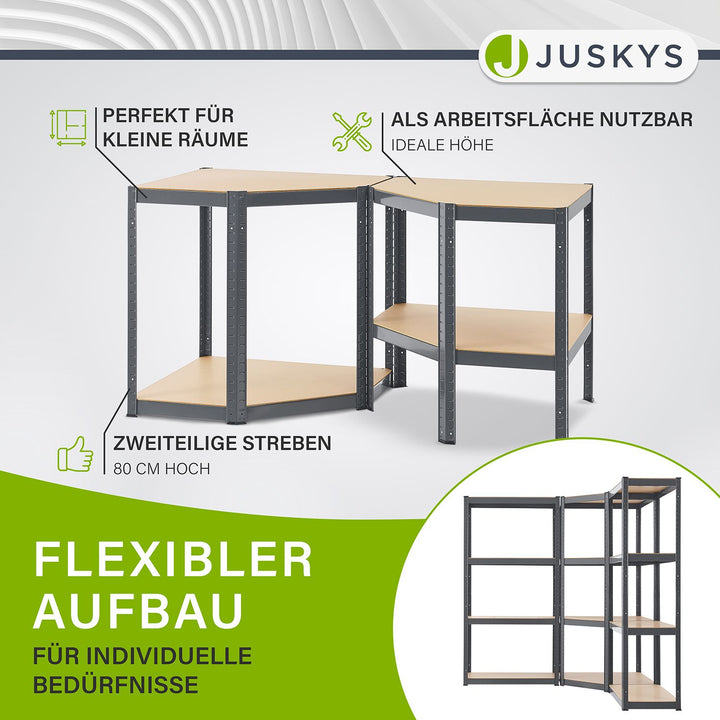 3er Regalsystem 1 Corner & 2 Easy