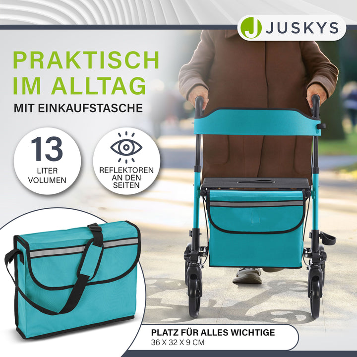 Aluminium Rollator Vital mit Sitz