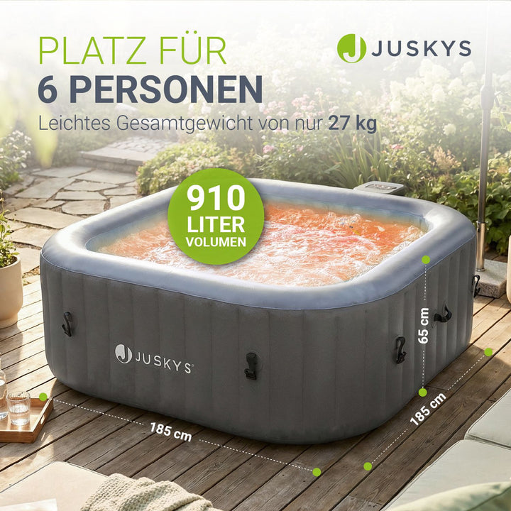 Whirlpool aufblasbar für 4-6 Personen