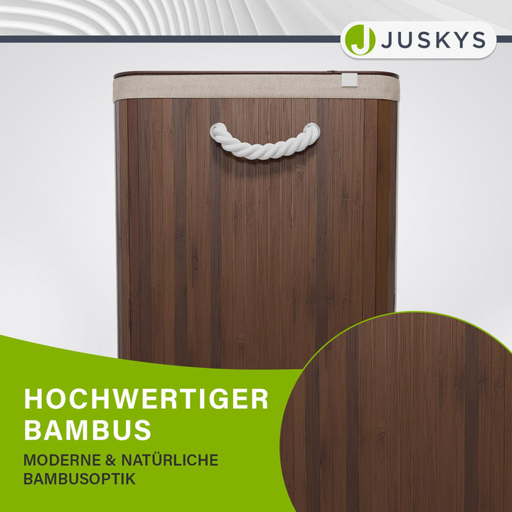 Bambus Wäschekorb Curly