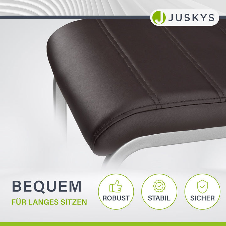 Freischwinger Stuhl Vegas mit Kunstleder