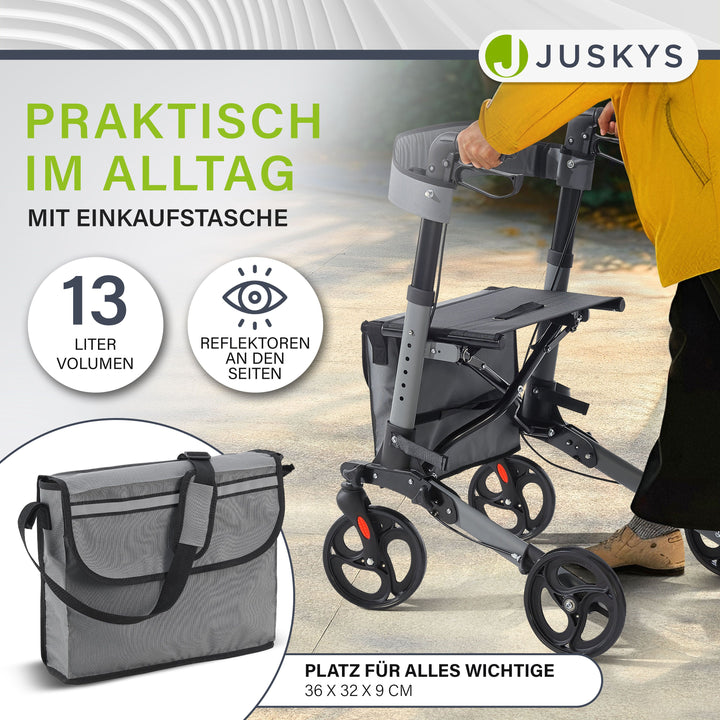 Aluminium Rollator Vital mit Sitz
